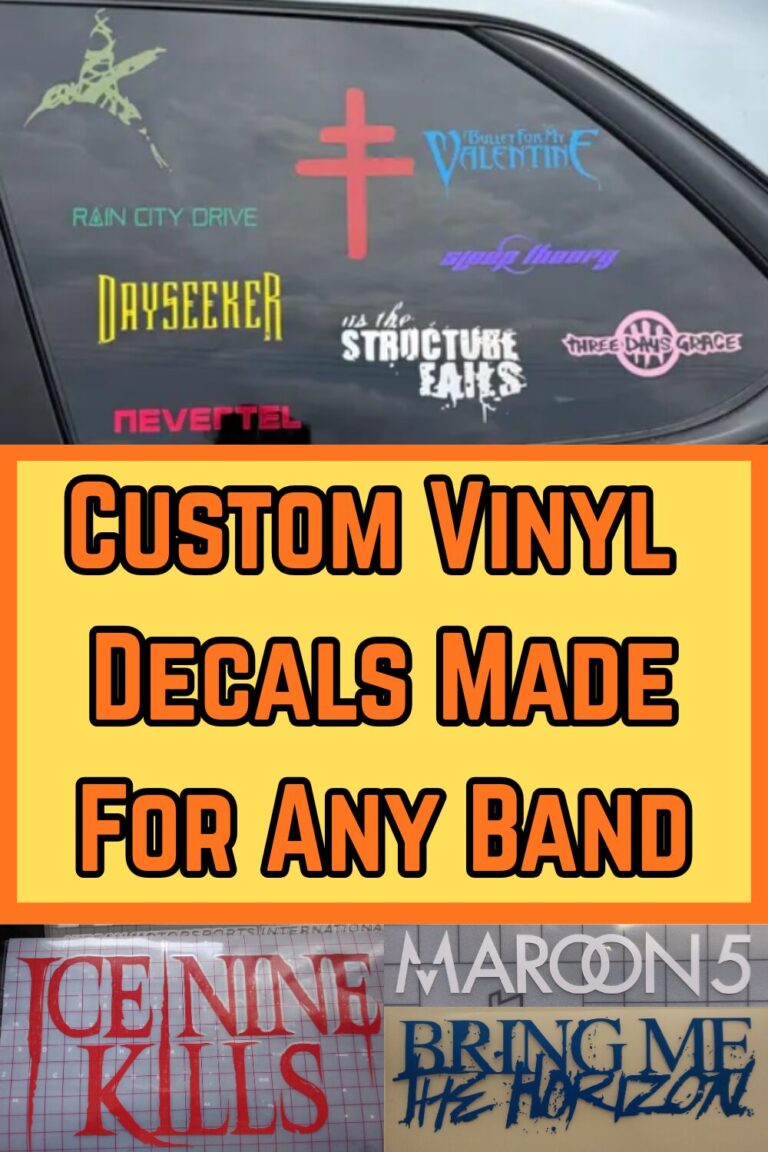 Don’t Just Listen—Show It: The Ultimate Custom Vinyl Decal for Every Fan